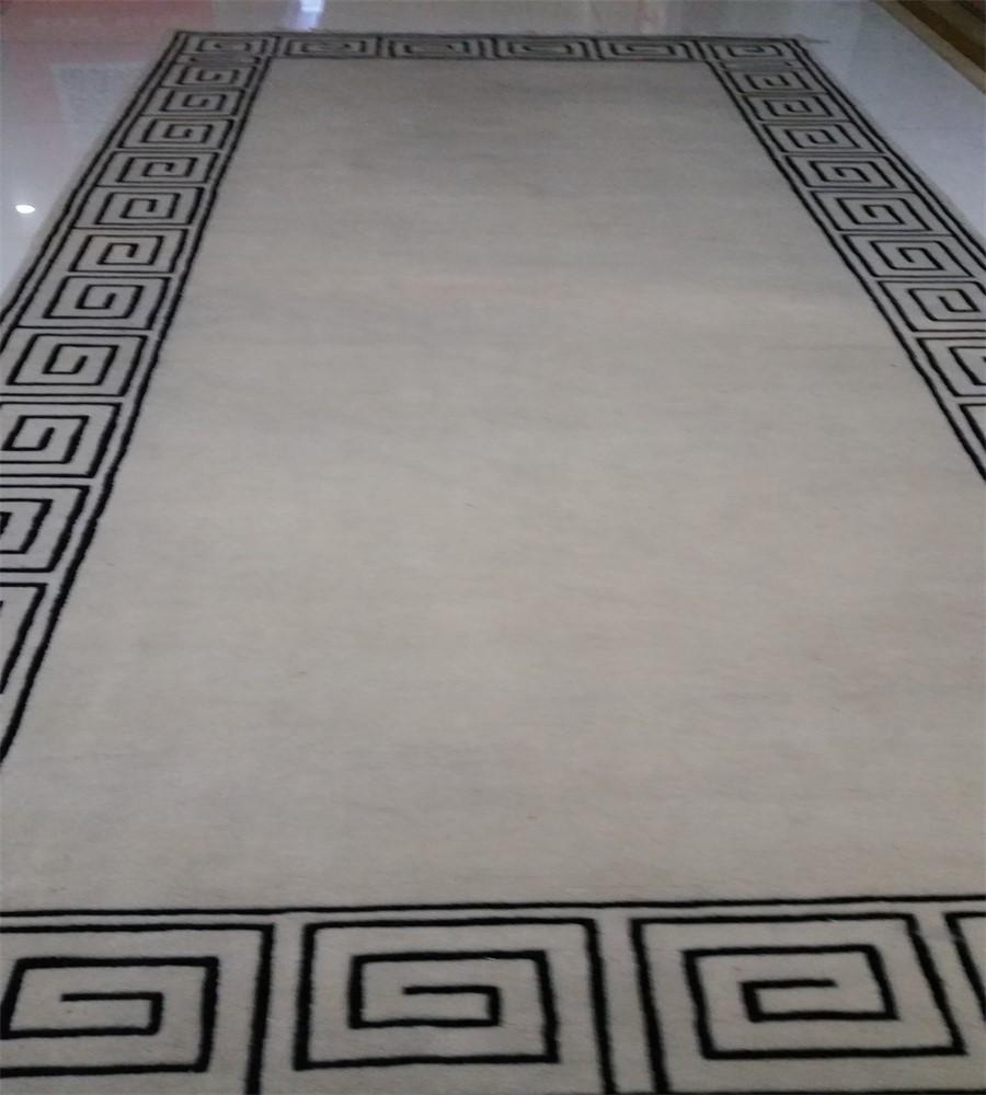 幾何圖案160x380cm羊毛地毯 2