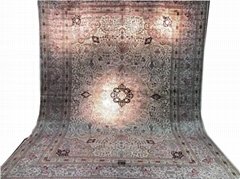 Yamei is the first choice of handmade silk art carpet in luxury living room