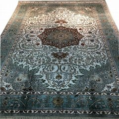波斯华丽高贵的研究高品质手工地毯象牙色优雅