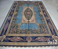 9x12fthandmade silk art persian sitting room carpet president room carpet