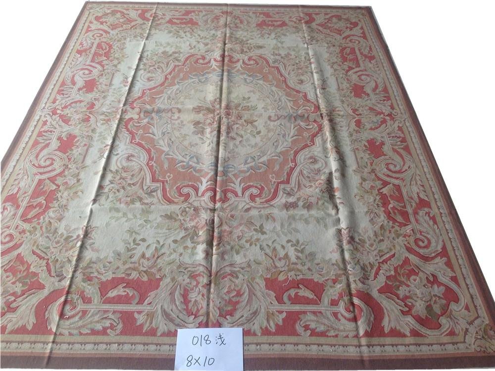 Persian Splendor hand weaven wool/silk collection Aubusson Carpet 1