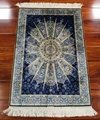 hand knotted 2x3ft wall hanging rug