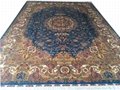 handmade 10x14ft silk persian carpet and