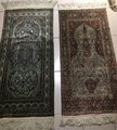 800L Handwoven 2x3ft wall silk tapestry prayer carpet