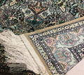 800L Handwoven 2x3ft wall silk tapestry prayer carpet 4