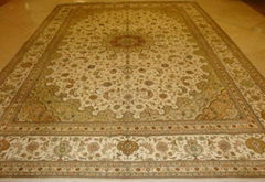 8x11ft Yamei Legend Persian pattern silk hand woven study carpet