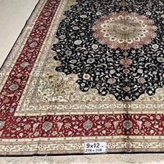 persian splendor handmade art silk persian carpet luxury sitting room carpet