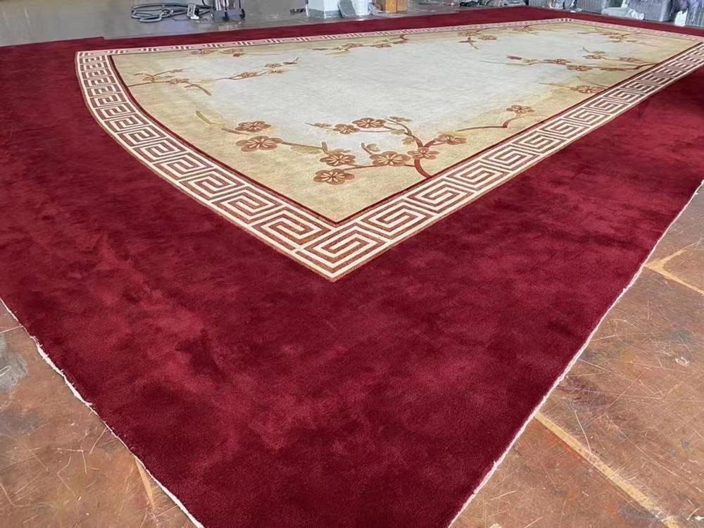 persian splendor hand tufted comfortable woolen home hotel carpet 5