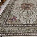 persian splendor sitting room office hotel silk handmade persian carpet 14x20ft 5