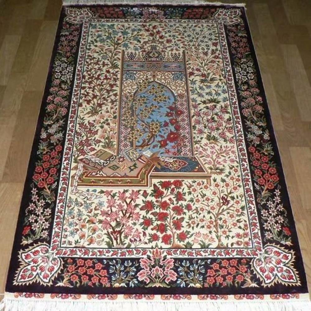 persian splendor 4x6ft special design hand knotted silk tapestry