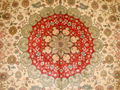 9x12ft jujube red handmade silk carpet designed for use in villa 2