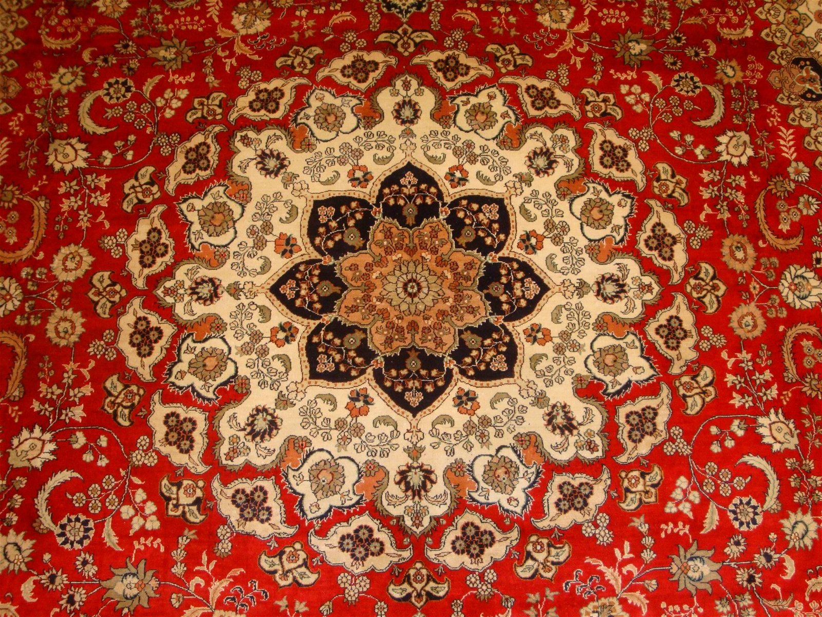 9x12ft 中國紅手工編織真絲地毯暢銷全世界 3