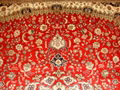 9x12ft China red color handmade silk carpet selling all over the world