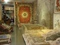 9x13ft 土耳其經典格紋客廳地毯真絲手工編織 2