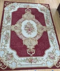 yamei carpet factory french knotted royal carpet Aubusson woolen carpet 
