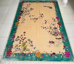 yamei carpet factory hand knotted silk classic chinese style carpet