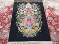 persian splendor handmade silk art wall hanging tapestry prayer rug 