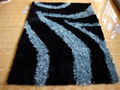 Yamei carpet factory supply korea silk shaggy carpet  1