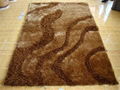 Yamei carpet factory supply korea silk shaggy carpet  2