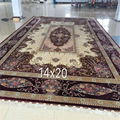 suplly large size handmade silk persian