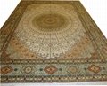 亞美地毯廠生產豪華高檔真絲毯子適閤家庭使用 2