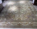 Handmade silk persian carpet 9x12ft used for home decoration 1