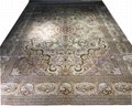 Handmade silk persian carpet 9x12ft used for home decoration