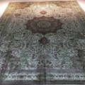 波斯富貴手工藝朮真絲地毯 6x9ft silk carpet