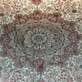 persian splendor handmade persian silk carpet 6x9ft for home decor