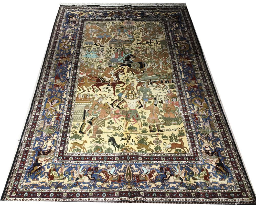 persian style handmade silk tapestry collection rug