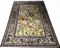 persian style handmade silk tapestry