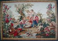 hand knotted french style aubusson palace tapestry 2