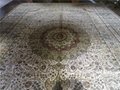 超大尺寸14x20ft手工編織真絲藝朮波斯地毯 4