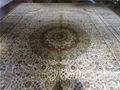 超大尺寸14x20ft手工编织真丝艺术波斯地毯 4