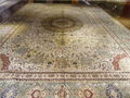 large size 14x20ft handmade silk persian carpet for sitting room