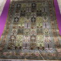 3x5ft高道数手工编织真丝艺术挂毯收藏装饰小毯子 2