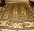 8x10ft turkish handmade silk art carpet and rug