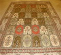 8x10ft turkish handmade silk art carpet and rug