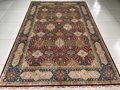6x9ft red color handmade silk persian carpet for sitting room bed room 2