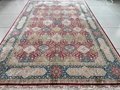 6x9ft red color handmade silk persian carpet for sitting room bed room 3
