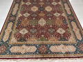 6x9ft red color handmade silk persian carpet for sitting room bed room