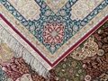 6x9ft red color handmade silk persian carpet for sitting room bed room 5