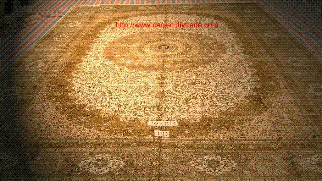 Large size red handmade silk carpet Persian carpet16x24ft