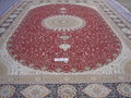 16x24ft大尺寸红色手工真丝地毯波斯地毯