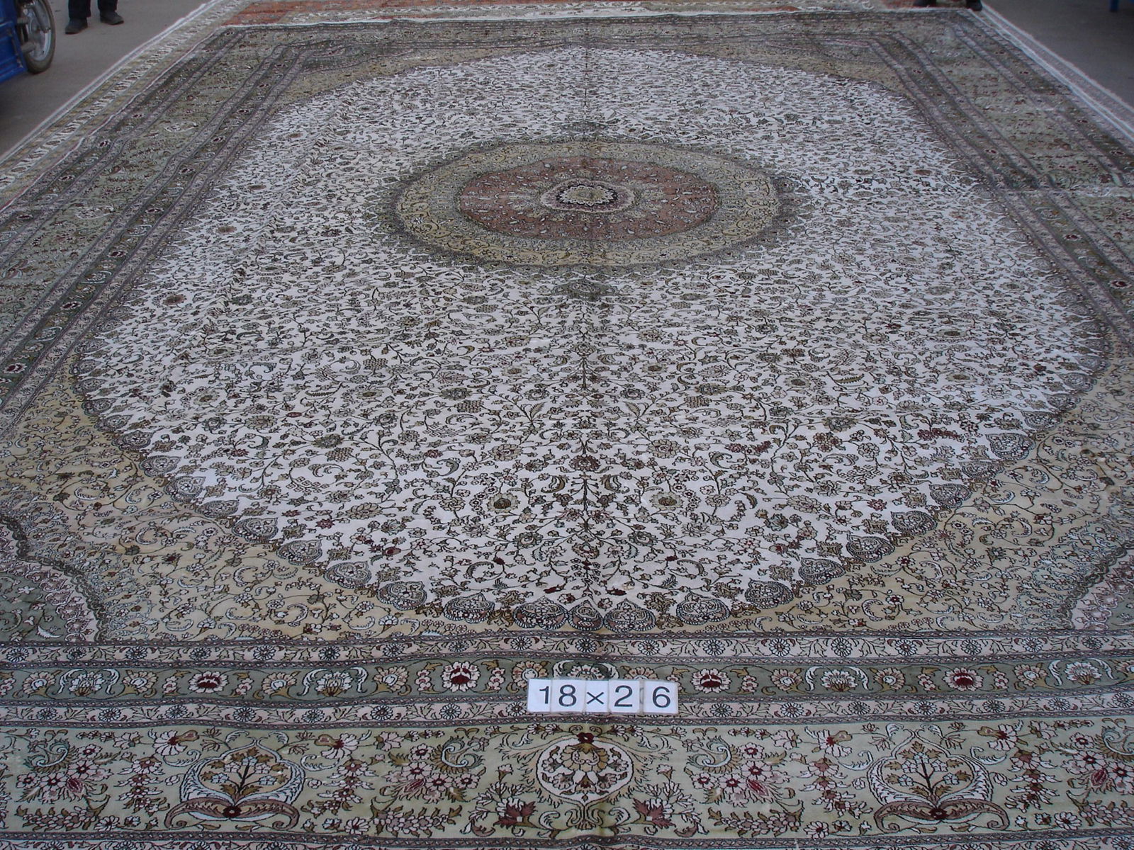 Large size red handmade silk carpet Persian carpet16x24ft 5