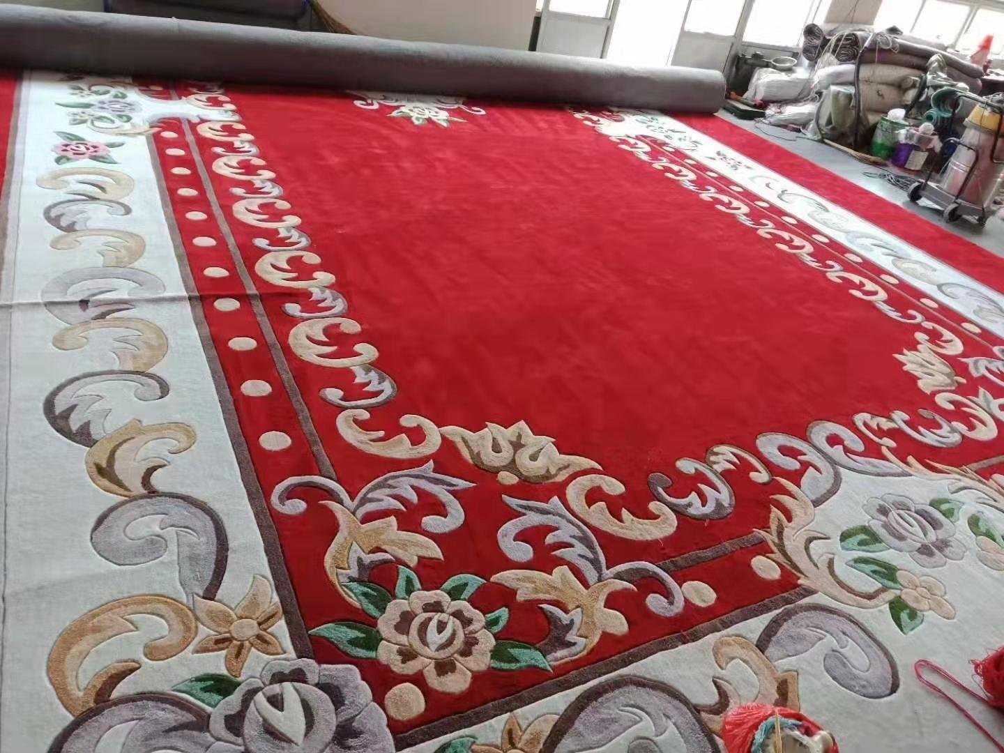 最新客廳會議廳接待廳客廳專用手工編織羊毛地毯    3