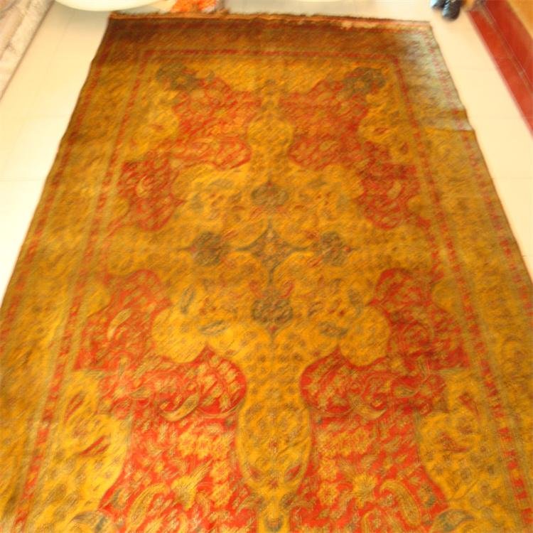 6X9ft antique handmade persian silk carpet and rug for collection 2