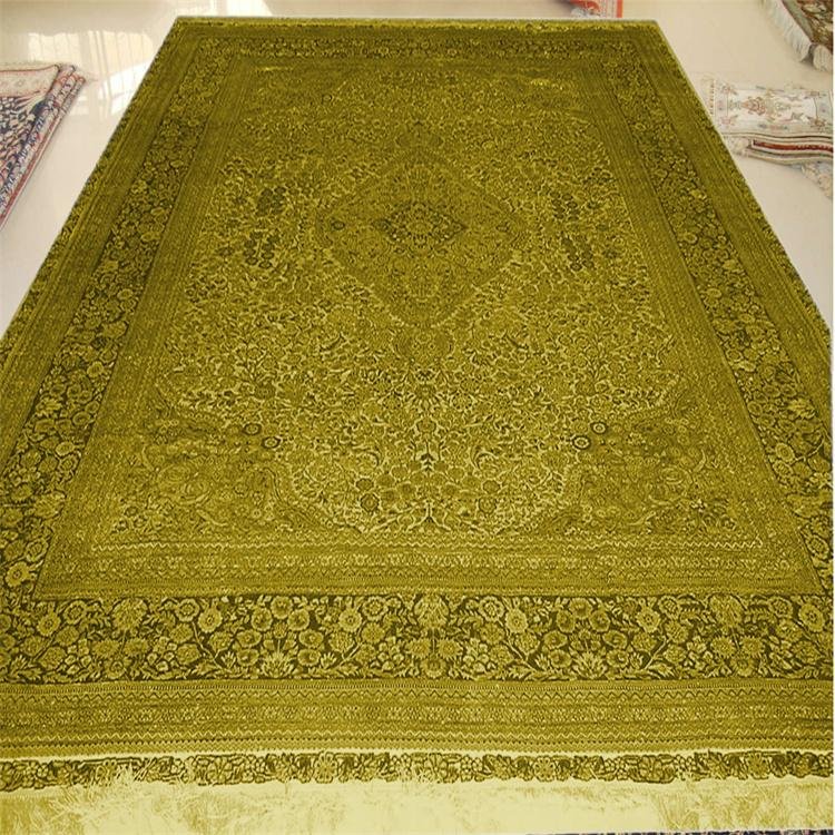 6x9ft 古董手工真丝波斯收藏装饰地毯carpet
