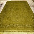 6X9ft antique handmade persian silk carpet and rug for collection