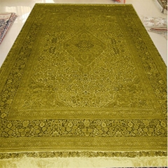古董手工真丝波斯收藏装饰6x9ft地毯silk carpets